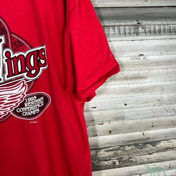 Vintage Detroit Red Wings Shirt - Picture 4 of 7